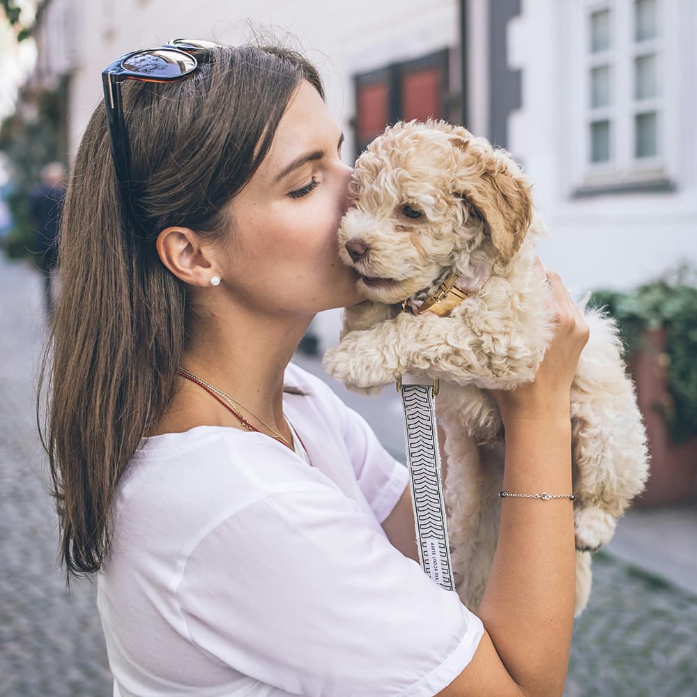 flouffy-DI6blvti51g-unsplash Girl kissing dog