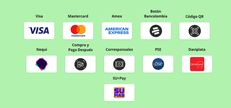 Medios de pago Wompi